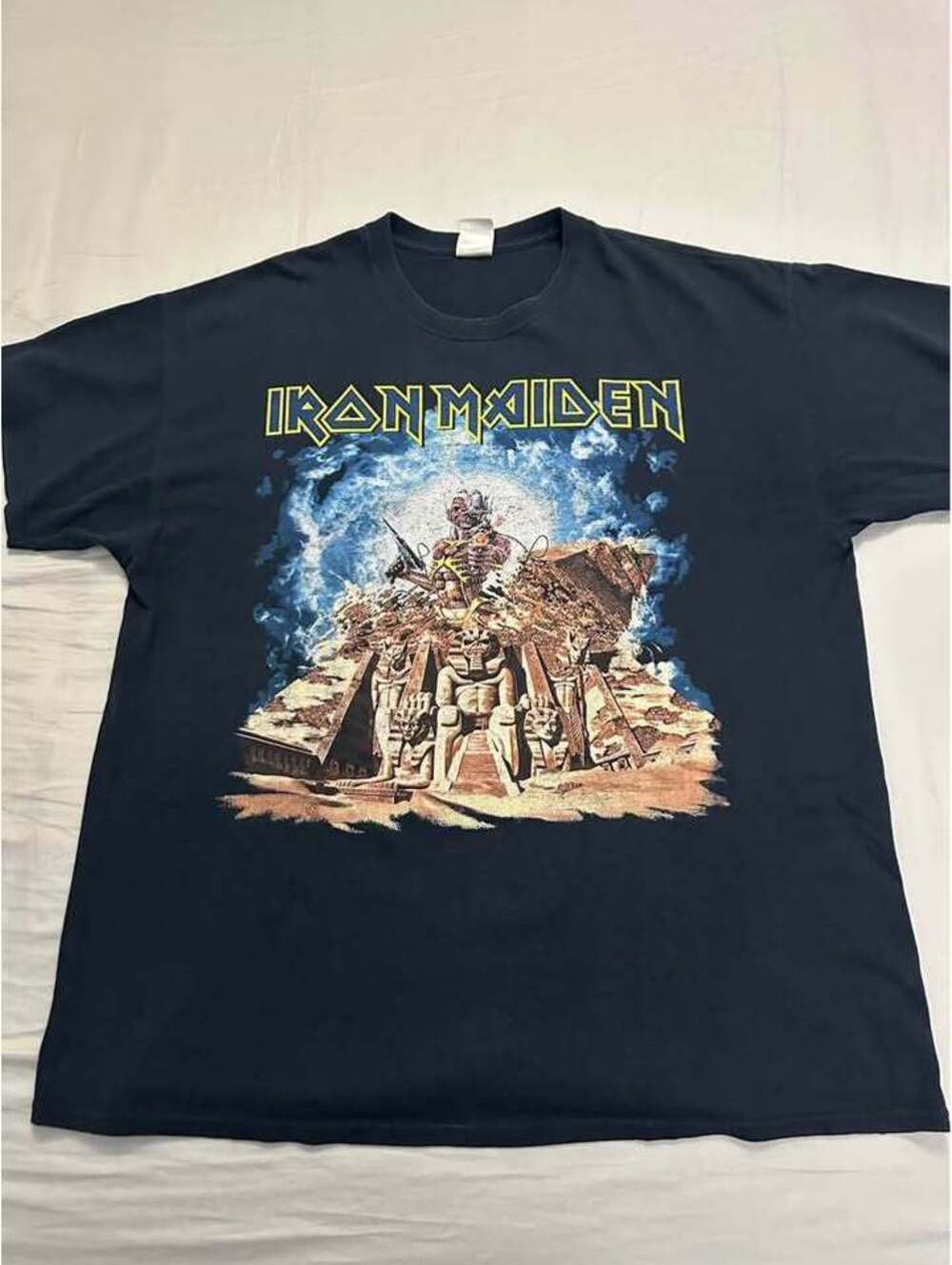 Vintage Iron Maiden England North American Tour 2012 T-Shirt Size Mens XL